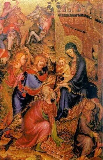 unknow artist The Adoration of the Magi Norge oil painting art